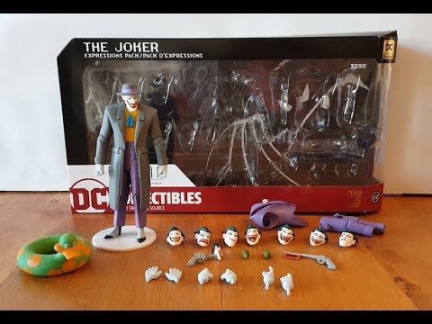 dc collectibles batman the animated series the joker expressions pack action figure