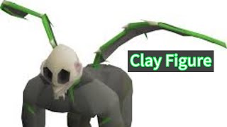 "Demonic Gorilla"-[OSRS] (Clay Figure)