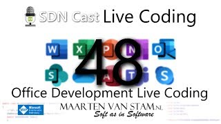 Live Coding - E48 - Writing and reading CustomXmlParts in Word using OfficeJS pt 3 screenshot 4