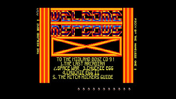 Atari ST Compacted Disk (CD) Scrollers [388] The Midland Boyz CD #009