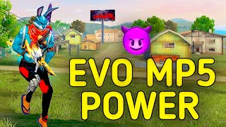 EVO MP5 III POWER🔥 !!! || SOLO VS SQUAD || POWERFULL PLAY BUT  0 GLO WALL AT THE END?? FULL SQUAD