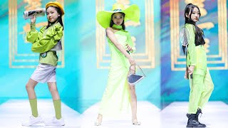 Girls are beautiful in green themed outfits | Fashion show