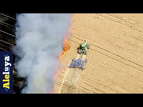 Granjero de Colorado arriesga su vida para detener un incendio forestal