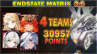 Endstate Matrix 3.6 - [2.X DPS] 4 S0R1 Teams, 30k Points, All Astrites Rewards | Wuthering Waves