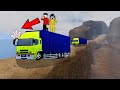 Yuta, Mio Dan Baby Celine Kemudikan Mobil Truk DIjalanan Terjal || ROBLOX