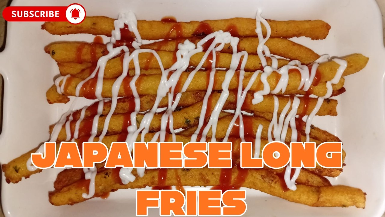 CRISPY JAPANESE LONG FRIES | EXTRA LONG & CRUNCHY FRIES RECIPE#JapaneseLongFries #CrispyFries