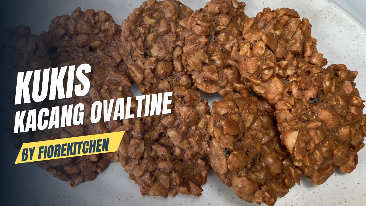 HANYA KACANG DAN OVALTINE, BISA JADI CEMILAN SEENAK INI 🤤🤓 KUE KACANG OVALTINE