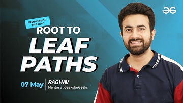 Problem of the Day: Root to Leaf Paths | Must-Solve for Coders