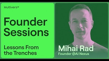 Founder Sessions: Mihai Rad (AI Nexus)