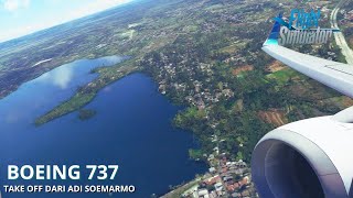 Garuda Indonesia Take Off From Adi Soemarmo Solo Microsofot Flight Simulator 2020 Indonesia