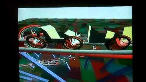 PSL1GHT OpenGL RollerCoaster Demo