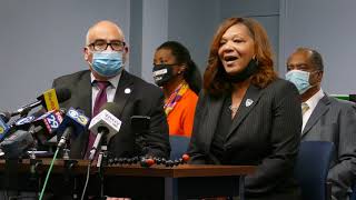 Press conference after two children killed in Trenton