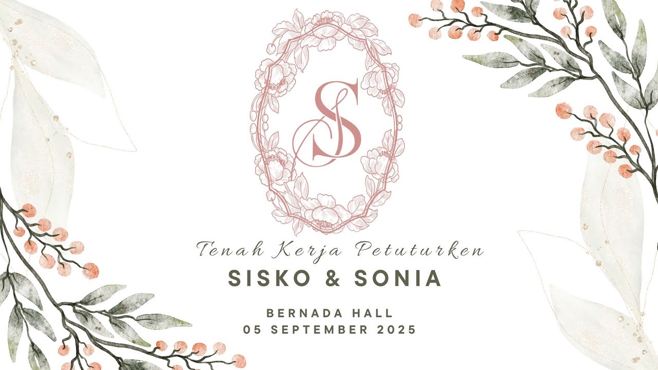 Tenah Kerja Petuturken Sisko & Sonia - Bernada Hall