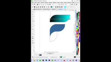 Letter F Logo Design In Coreldraw