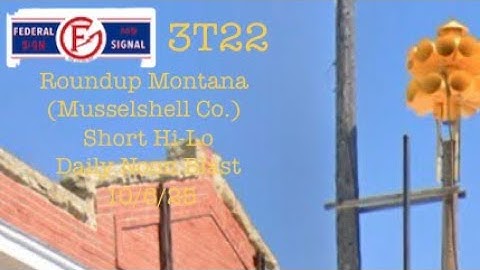 Roundup, MT | FS&S 3T22A | Short Hi-Lo | Noon Blast 10/6/25