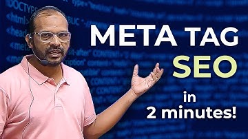 Learn Meta Tag and SEO in 2 minutes  ~ HTML5 | PickupBiz Learning