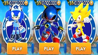Dash with Slugger Sonic vs Metal Sonic vs Movie Super Sonic - Run Gameplay screenshot 5