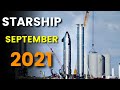 SpaceX Starship Monthly Update: September | Busy Month &amp; HUGE Progress at Starbase Texas