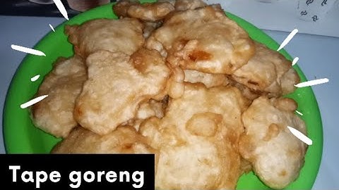 Cara Membuat Tape Goreng Rondo Royal enak