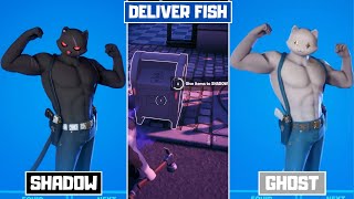 How to Unlock SHADOW or GHOST Meowscles Edit Style in Fortnite! - Deliver Fish to SHADOW or GHOST