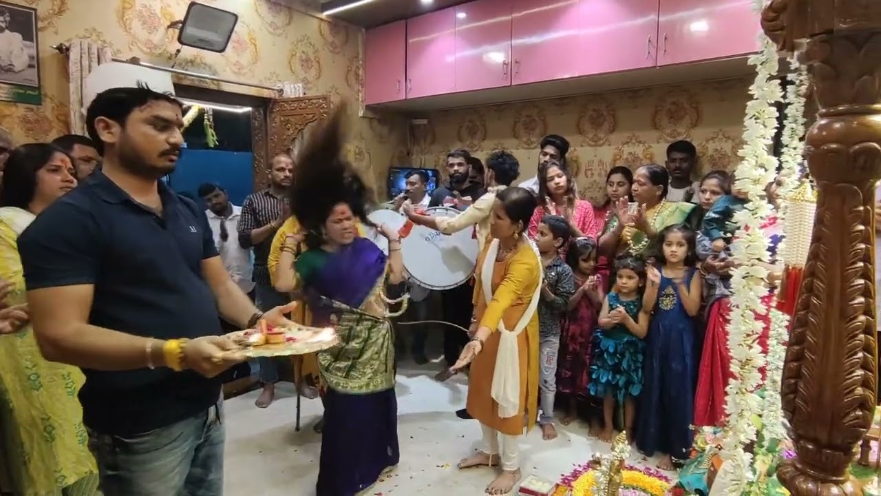 गुरुवर्य: मोनाली आई विधाते यांचे वार खेळतानाची आरती दि.1-08-2023