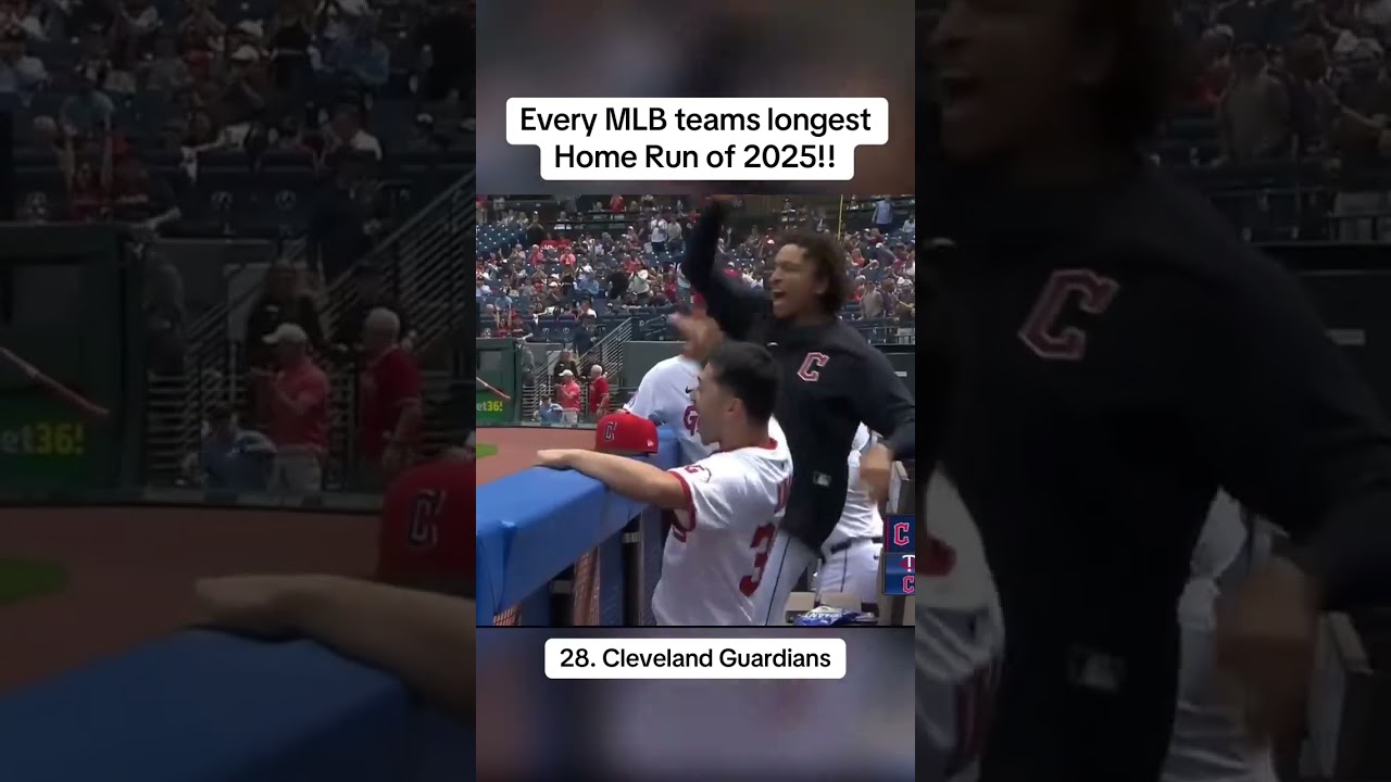 Every MLB teams longest Home Run of the 2025 MLB season! 