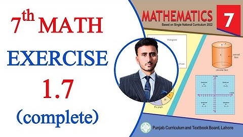 Class 7 Math Exercise 1.7 | Class 7 Maths Chapter 1 Exercise 1.7 | 1.7 Class 7