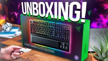 Razer Huntsman Elite Keyboard Unboxing!