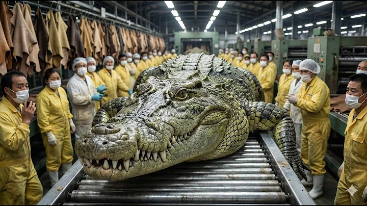 Inside the Crocodile-Leather Factory: From Raw Hide to Luxury Fashion | Full Process