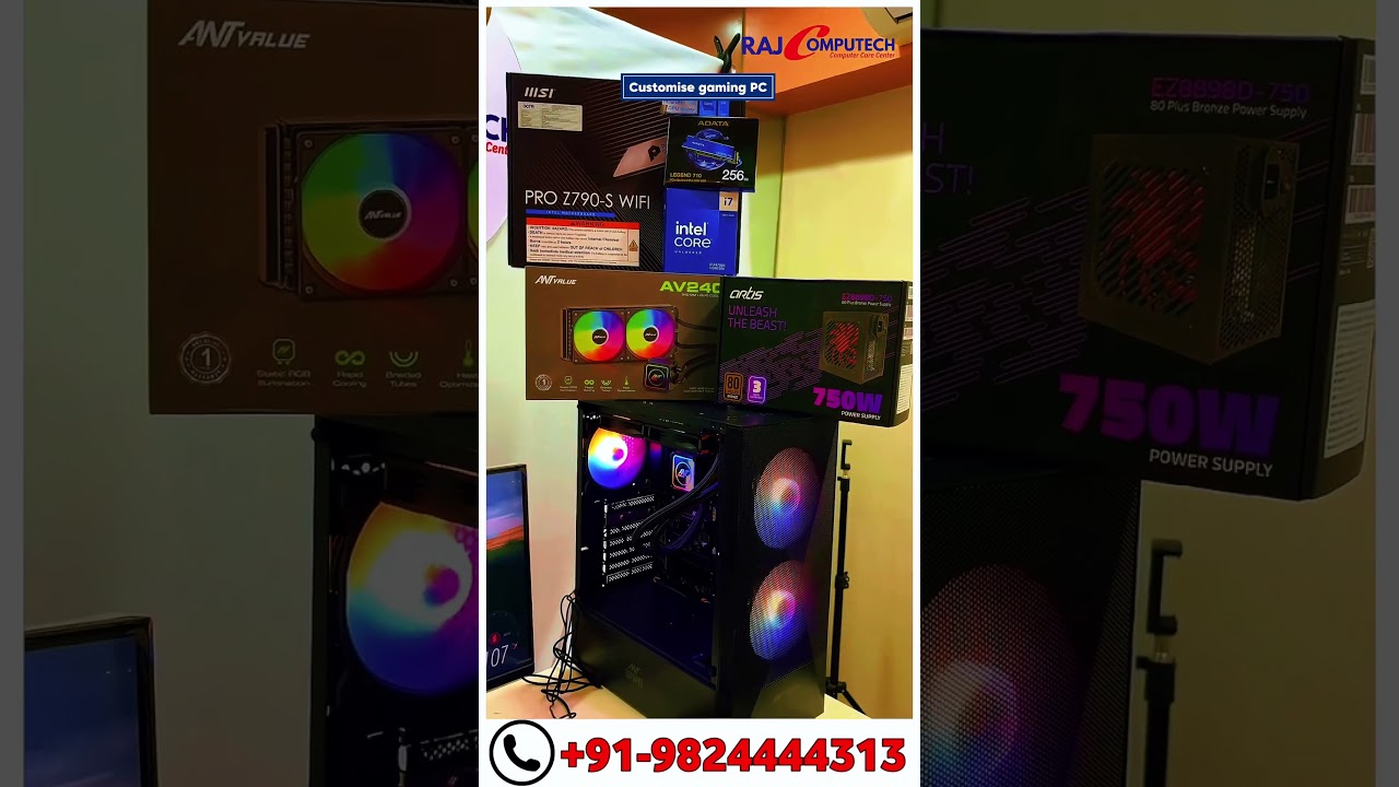 Powerful Customized Gaming PC Setup | Budget to Pro Builds | Raj Computech 