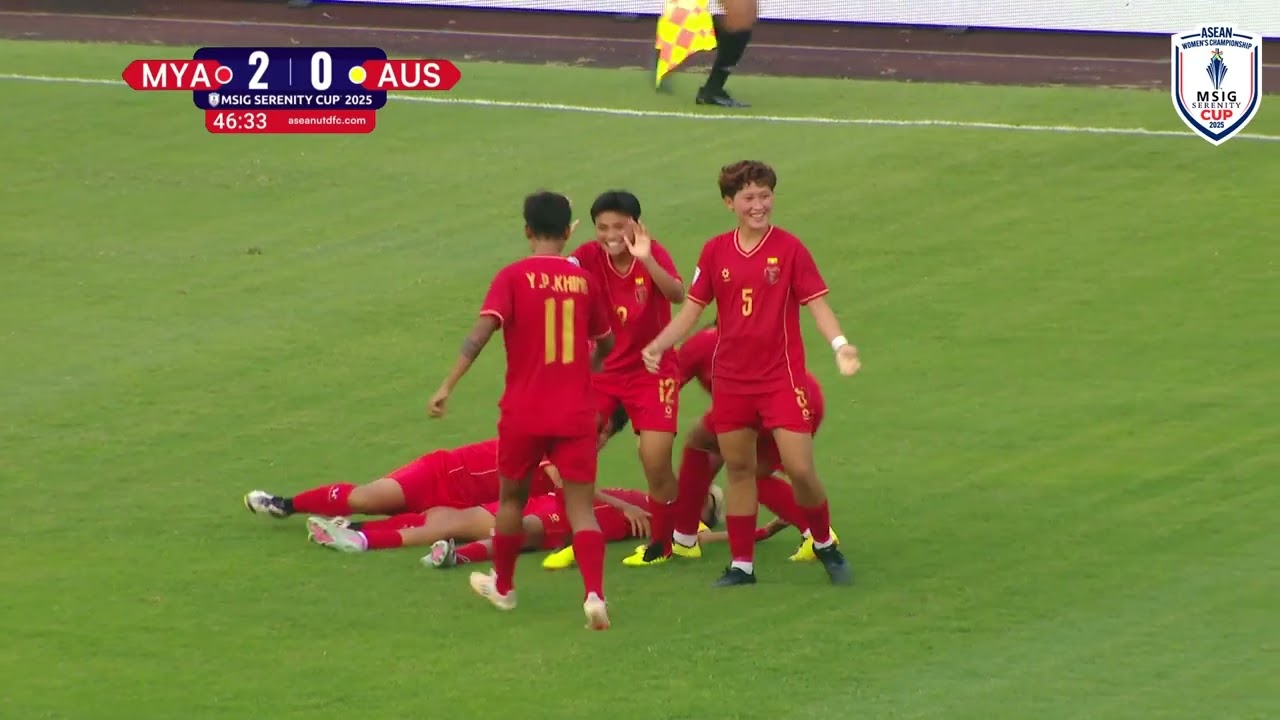 WIN THEINGI TUN GOAL | 🇲🇲 MYANMAR 2-0 AUSTRALIA 🇦🇺 | 