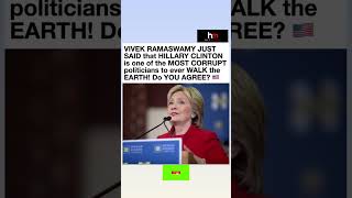 Vivek Ramaswamy s SHOCKING Claim About Hillary Clinton Do YOU Agree