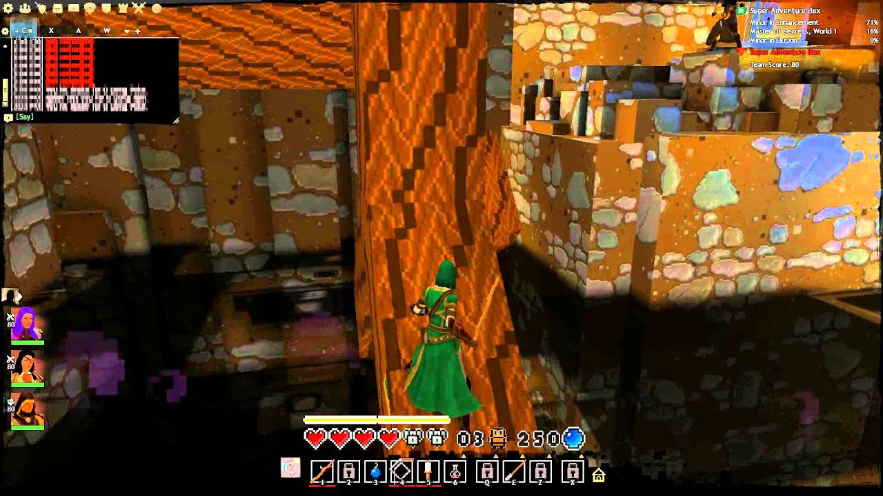 Secret Room in World 1 Zone 2 before the last checkpoint - Guild Wars 2 Super Adventure Box GW2 SAB