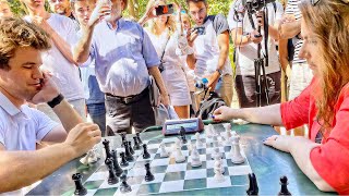 What kind of move is this?!” – Judit Polgar beats Magnus Carlsen (VIDEO) –  Chessdom