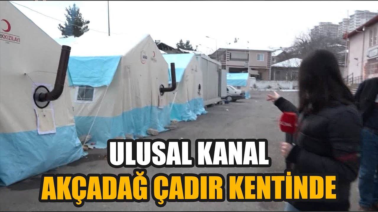 Akçadağ'da kurulan çadır kentlerde imkanlar neler? | Lale Delidağ aktardı