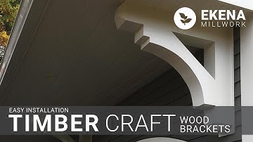 Ekena Millwork Brackets/ Outlookers (Rustic Wood)