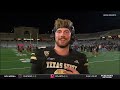 Brad Jackson's Career Outing in Texas State's Bounce-Back Victory | Pac-12 Football | Interview