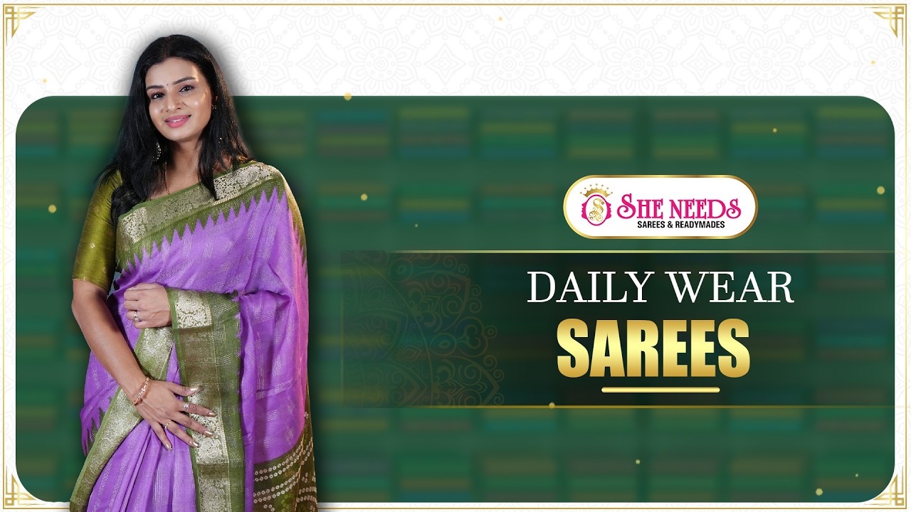 Сари на каждый день 🌸✨ | Удобная и стильная коллекция | She Needs Saree World