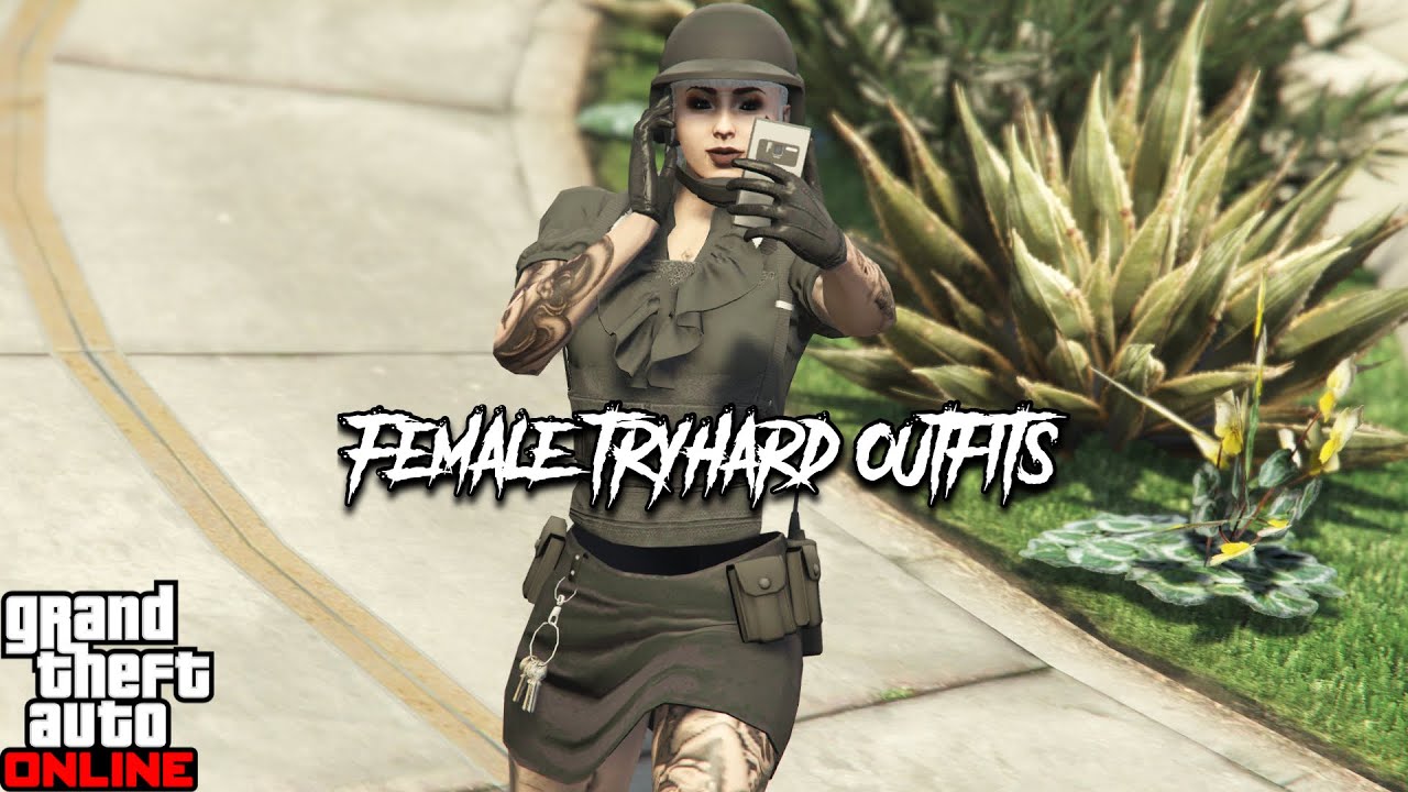 GTA 5 Online | Female Tryhard Outfit Components! (Tryhard/Freemode) (PS4/XBOX ONE/PC)