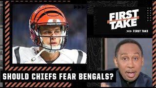 Joe Burrow is the ‘real deal’ 🗣️- Stephen A. says the Chiefs should fear the Bengals | First Take