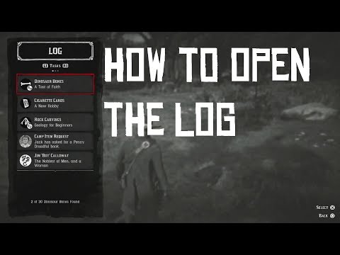 RDR 2 | How to open the Log | Red Dead Redemption 2