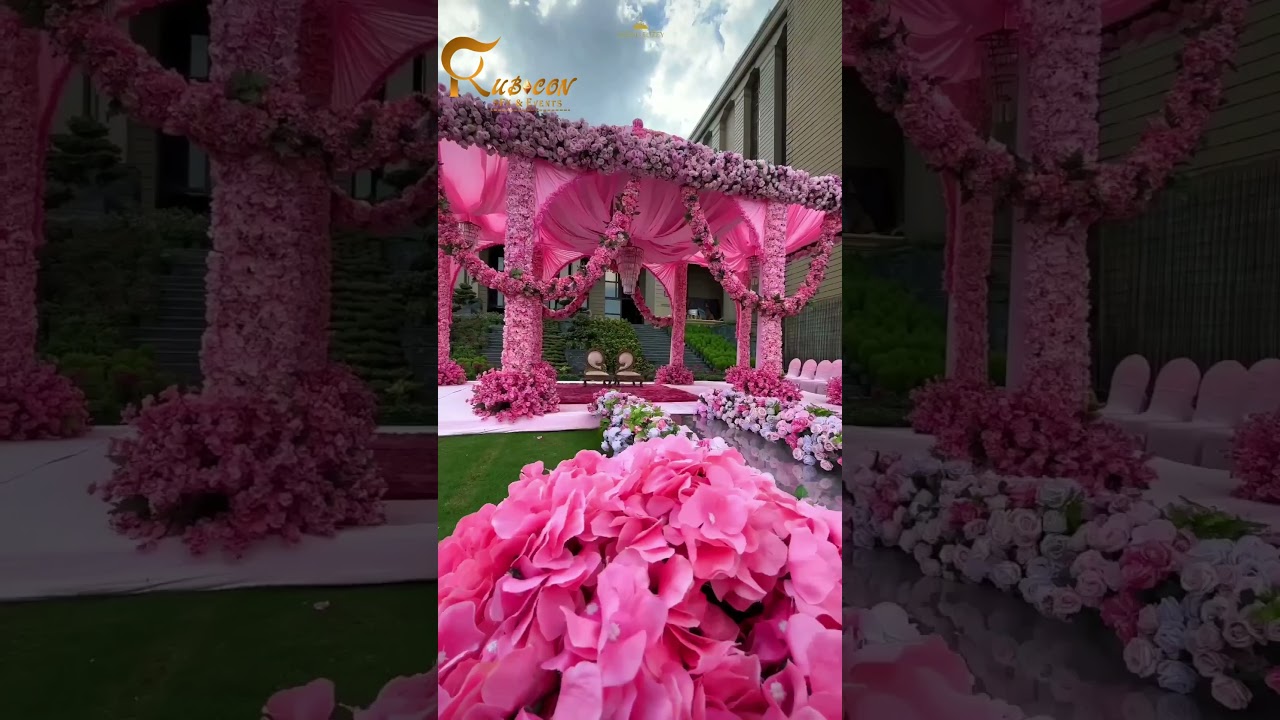 Dream Mandap| Open Phere| Best Video To See| Pink Theme| Décor| Best Mandap Ever| 