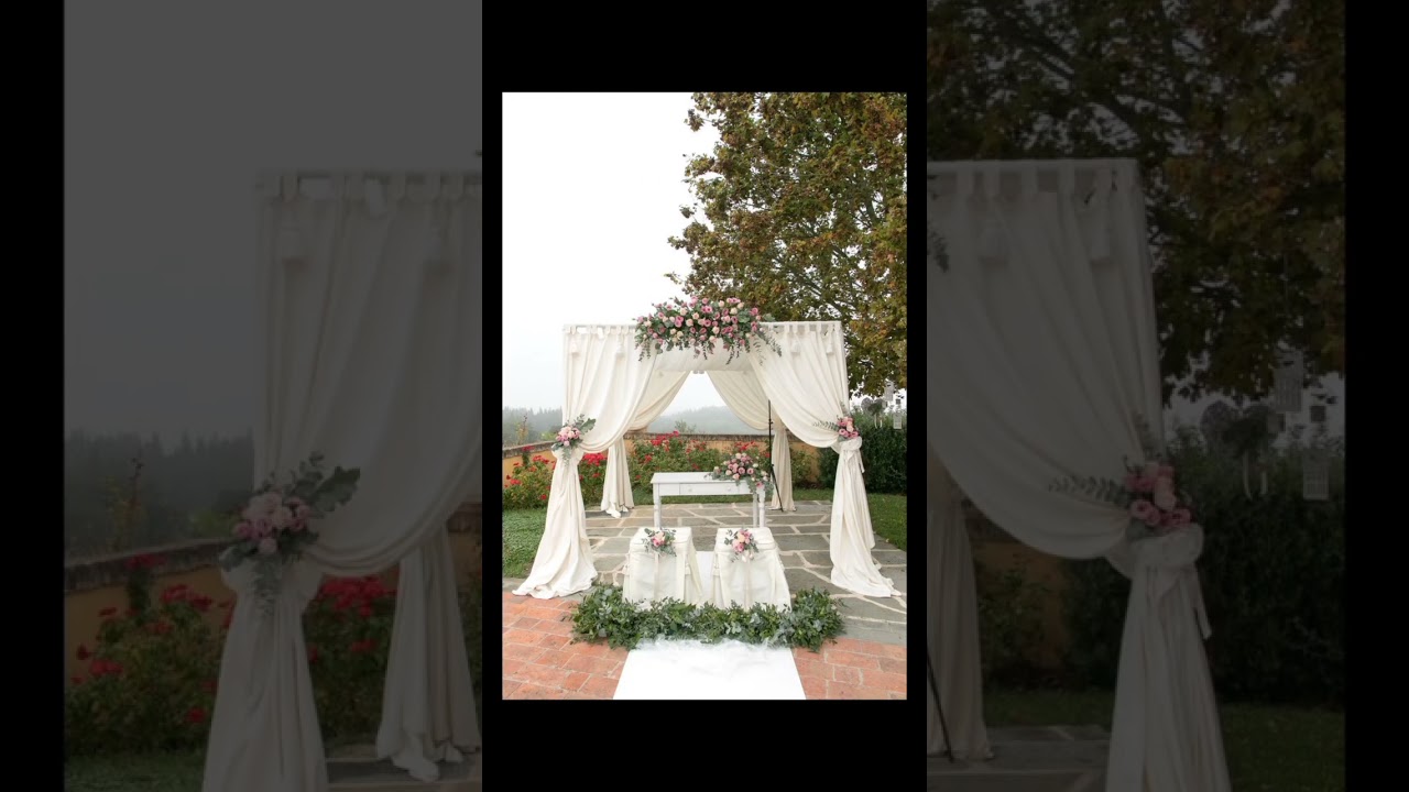 Ring exchange ceremony decoration idea