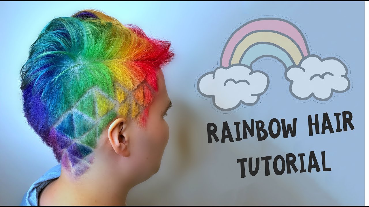 4. DIY Rainbow Hair Tutorial: Blue and Purple Edition - wide 1