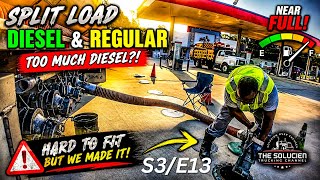 I Almost OVERFILLED the Diesel Tank! 😳 Split Load Gone Wrong | Fuel Hauling Vlog S3/E13