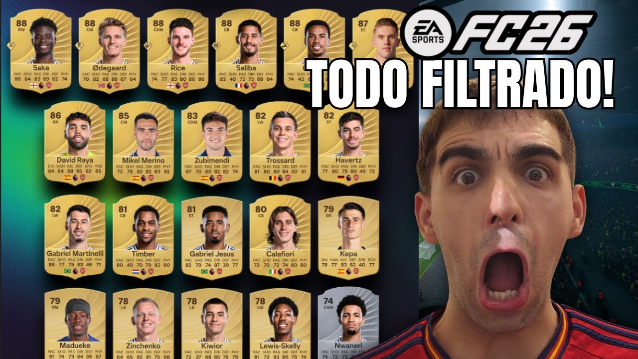 No te vas a creer las CARTAS FILTRADAS de EA SPORTS FC26