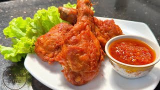 Viral Fried Chicken with Onion Chili Sauce Recipe, #FriedChicken #ViralFriedChicken #onionchicken...