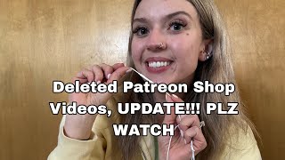 Patreon Viewers Plz Watch Shop Video Updates