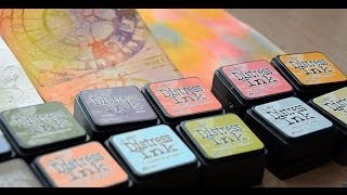 Backgrounds With Distress Mini Ink Pads Set 79