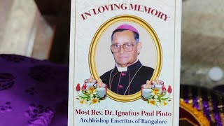 In loving memory of Archbishop Emeritus Ignatius Paul Pinto @ SFX Cathedral, Bangalore - 10 Feb 2023